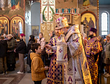 Всенощное бдение в Покровском кафедральном соборе города Шахты