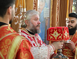 В день памяти святителя Николая Чудотворца епископ Симон совершил Литургию в Никольском храме хутора Гуково