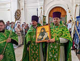 Преосвященнейший епископ Симон принял участие в торжествах по случаю дня памяти преподобной Арсении (Себряковой) в Спасо-Преображенском монастыре в городе Серафимовиче Волгоградской области