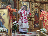 Духовенство и прихожане храмов Шахтинской епархии разделили с правящим архиереем день его тезоименитства 