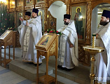 В храме Донской иконы Божией Матери молитвенно почтили день памяти преставления иеромонаха Серафима (Калинина)