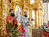 Преосвященнейший Симон совершил Божественную литургию и хиротонию во пресвитеры в храме великомученика Георгия Победоносца хутора Лихой