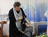 В реабилитационном центре детей-инвалидов «Добродея» г. Шахты воспитанники причастились Святых Христовых Тайн