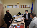 Благочинный приходов Нижнедонского округа принял участие в рабочей встрече в рамках работы Консультативного Совета при Администрации Октябрьского района