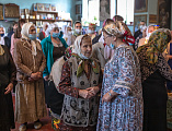 В праздник Вознесения Господня Преосвященнейший епископ Симон совершил Божественную литургию в Вознесенском храме г. Шахты