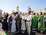 В день памяти преподобного Сергия Радонежского епископ Симон сослужил Предстоятелю Русской Церкви в Троице-Сергиевой лавре