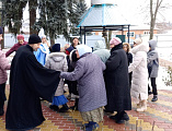 Рождественское богослужение в слободе Кашары