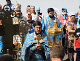 В день престольного праздника Преосвященнейший епископ Симон совершил Божественную литургию в храме в честь Казанской иконы Божией Матери г. Гуково
