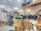 Праздник пограничников в храме Донской иконы Божьей Матери г. Новошахтинска