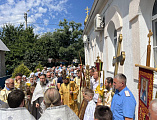 Престольный праздник в храме Рождества великого пророка Предтечи и Крестителя Господня Иоанна молитвенно отметили в ст. Боковской