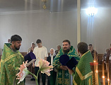Тринадцатилетие литургической жизни прихода святой блаженной Матроны Московской города Донецка