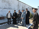 В исправительной колонии № 1 пос. Трудовой состоялась деловая встреча духовенства Зверево-Никольского благочиния с руководством зоны