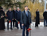 Протоиерей Сергий Яценко принял участие в памятных мероприятиях в День освобождения города Шахты от немецко-фашистских захватчиков