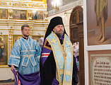 Епископ Шахтинский и Миллеровский Симон совершил всенощное бдение в Покровском архиерейском соборе города Пензы