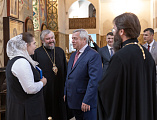 Видео. В Шахтинском епархиальном управлении состоялась встреча Губернатора Ростовской области В.Ю. Голубева и епископа Шахтинского и Миллеровского Симона