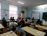 Иеромонах Арсений (Алимов) провел встречу с учащимися школы № 22 пос. Горный