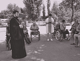 Настоятель Александро-Невского храма г. Красный Сулин иерей Георгий Лукащук посетил интернат для инвалидов расположенный в пос. Черевково