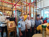 Соборное богослужение в Донском храме Новошахтинска с участием духовенства и казачества