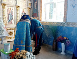 В хуторе Карповка прошёл престольный праздник храма Покрова Пресвятой Богородицы