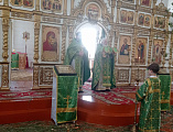 Прихожане шахтинского Вознесенского храма помолились в епархиальном Покровском монастыре