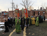 В престольный праздник Преосвященнейший епископ Симон совершил Божественную литургию в храма блаженной Матроны Московской города Донецка