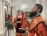 В престольный день Преосвященнейший епископ Симон совершил Божественную литургию в храме великомученика Пантелеимона города Миллерово
