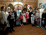 В Никольском храме слободы Кашары торжественно и тепло встретили праздник – Рождество Господа нашего Иисуса Христа