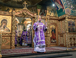 В день памяти великомученика Феодора Тирона Преосвященнейший епископ Симон совершил Литургию в Покровском кафедральном соборе города Шахты