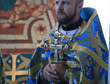 В праздник Успения Пресвятой Богородицы епископ Шахтинский и Миллеровский Симон совершил Божественную литургию в Покровском кафедральном соборе г. Шахты