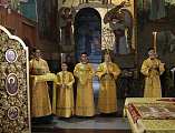 В День 1030-летия Крещения Руси епископ Симон совершил Божественную литургию в Покровском кафедральном соборе