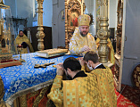Епископ Шахтинский и Миллеровский Симон с архипастырским визитом посетил Донецкое Успенское архиерейское подворье