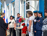 Торжественное открытие мемориальных досок в средней школе поселка Отрадный