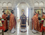 В престольный день Преосвященнейший епископ Симон совершил Божественную литургию в храме великомученика Пантелеимона города Миллерово