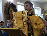 С архипастырским визитом Преосвященнейший епископ Симон посетил приход великомученика и целителя Пантелеимона г. Гуково