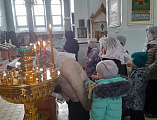          В воскресной школе «Азы Православия» Донецкого Успенского архиерейского подворья принимали гостей