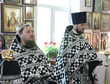 В Страстную Среду епископ Симон совершил богослужение в храме великомученика Пантелеимона города Гуково