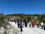 Пасхальный крестный ход в слободе Никольской