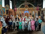 Радость Рождества Христова разделили с прихожанами Свято-Андреевского храма г. Миллерово участники праздничного концерта