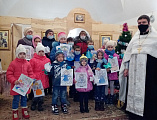 В храме Архистратига Михаила Багаевского благочиния отпраздновали Рождество Христово