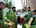В Свято-Троицком храме города Каменск-Шахтинский отметили престольный праздник