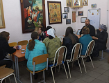 В храме Донской иконы Богородицы состоялось собрание сестер милосердия