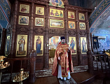 Соборное богослужение состоялось в Никольском храме станицы Багаевской 