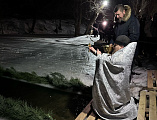 Великое освящение воды в станице Калитвенской