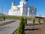 В станице Калитвенской состоялось торжественное открытие общественной территории у Свято-Успенского храма