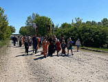 Пасхальный крестный ход в слободе Никольской
