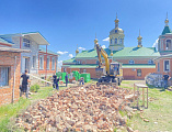 Подготовка Державного храма и прилегающей территории храма к празднику Пасхи
