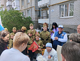 Дети Свято-Пантелеимоновского прихода приняли участие в дворовых концертах для ветеранов Великой Отечественной войны