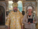 Преосвященнейший епископ Симон с архипастырским визитом посетил храм апостола Иоанна Богослова хутора Елань