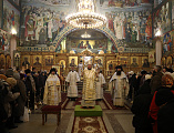 В праздник Крещения Господня Преосвященнейший епископ Симон возглавил Божественную литургию в Покровском кафедральном соборе г. Шахты