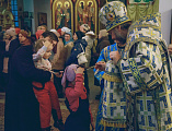 Накануне двунадесятого праздника Введения во храм Пресвятой Богородицы Преосвященнейший епископ Симон совершил всенощное бдение в Покровском кафедральном соборе г. Шахты